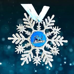 Univ Of Buffalo BULLS Handmade Snowflake *NEW*